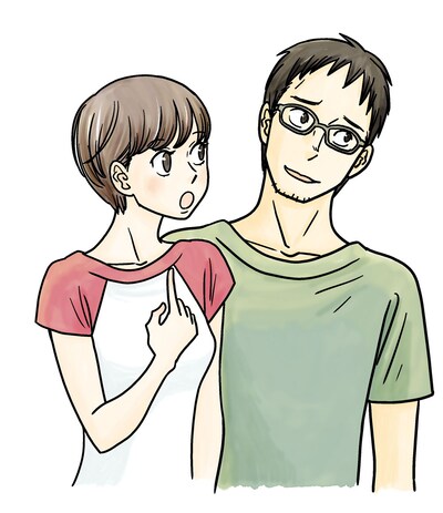 「うしどし夫婦」のカット。