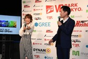 「VR PARK TOKYO IKEBUKURO」オープン記念のVR説明会の様子。