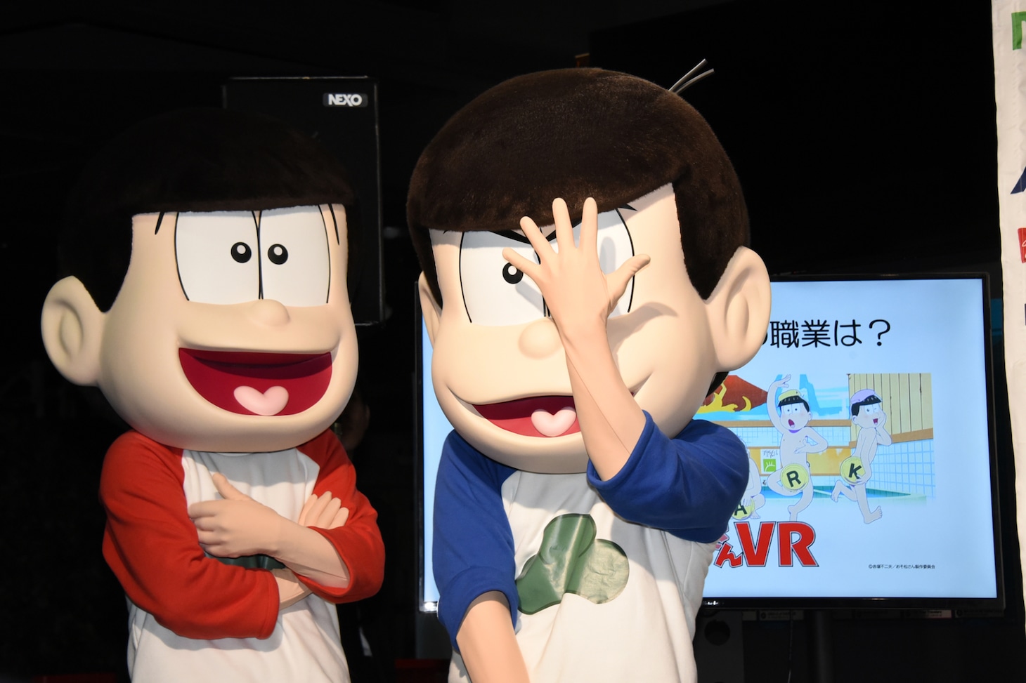 鈴木奈々への「おそ松クイズ」の様子。