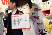 鈴木奈々への「おそ松クイズ」の様子。