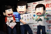 「おそ松さん」の告知をするカラ松。