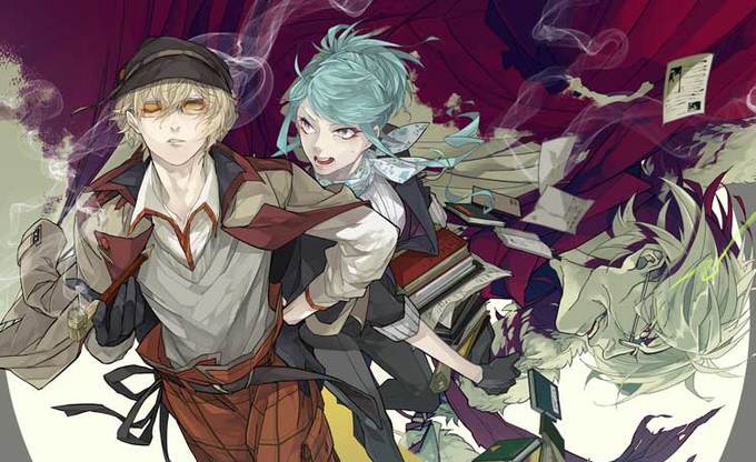 「文豪ストレイドッグス外伝 綾辻行人 VS. 京極夏彦」ビジュアル
