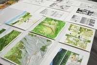 谷口ジローによる原画。