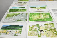 「光年の森」の原画。