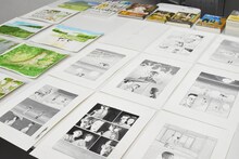 谷口ジローによる原画。