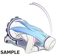 LINEスタンプ「しゃべる！この素晴らしい世界に祝福を！」より、アクア。