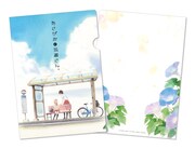 「あさがおと加瀬さん。」のムビチケカードに付属するクリアファイル。