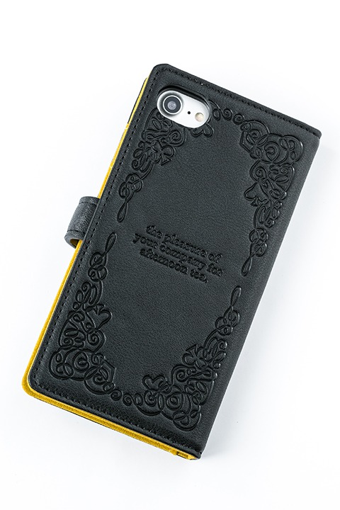 ヴィンセント＝ナイトレイモデルの手帳型スマホケース。