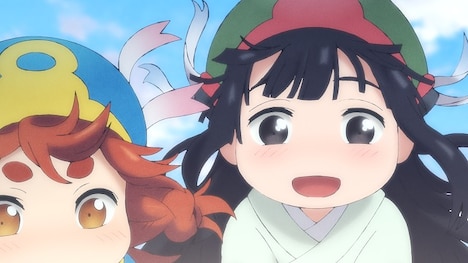 アニメ「ハクメイとミコチ」カット。