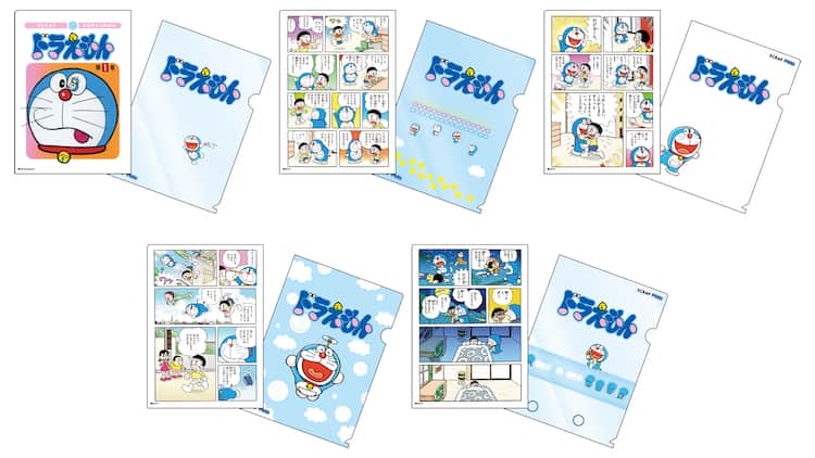 自宅で謎解きが楽しめる ドラえもん Scrapの 謎付きクリアファイル 発売 コミックナタリー