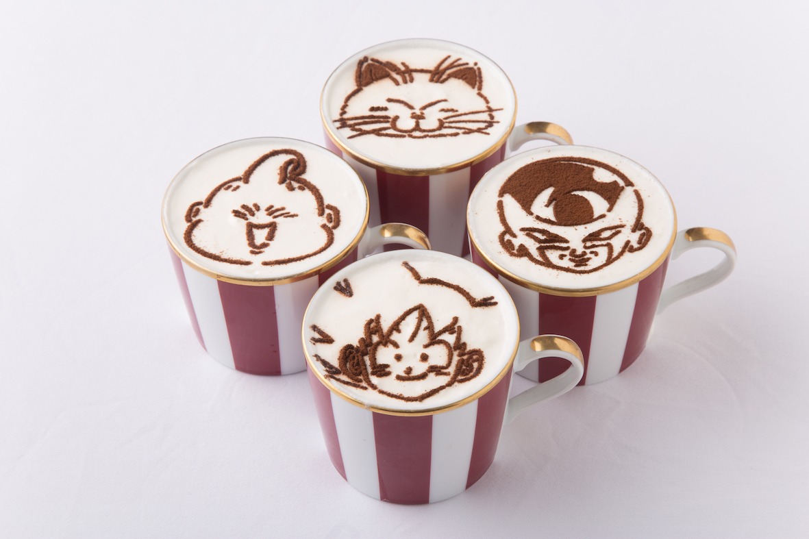 「カプチーノ」（悟空、カリン様、フリーザ、魔人ブウ）