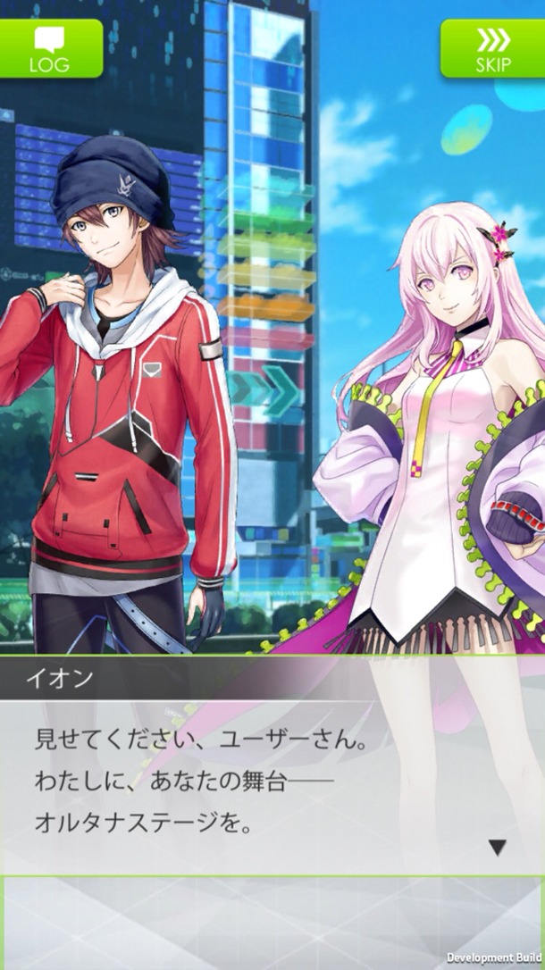 「レイヤードストーリーズ ゼロ」ゲームパートのスクリーンショット。