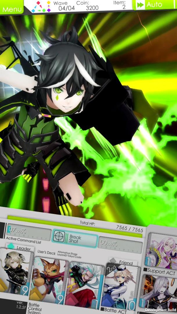 「レイヤードストーリーズ ゼロ」ゲームパートのスクリーンショット。