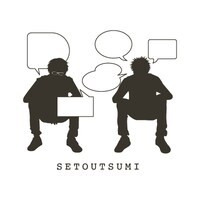 Tシャツとトートバッグにプリントされているシルエット。