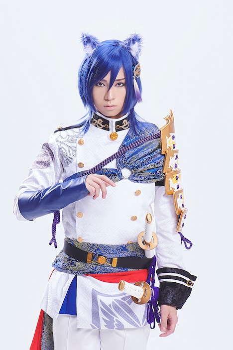 荒牧慶彦演じる上杉景勝。