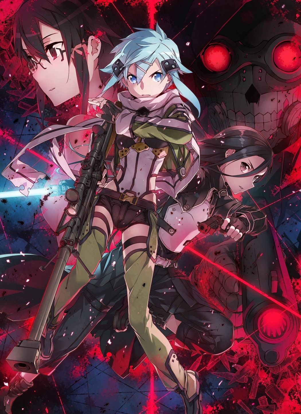 「ソードアート・オンラインII」ビジュアル。