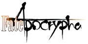 「Fate/Apocrypha」ロゴ。