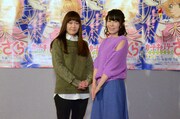 左から李小狼役のくまいもとこ、木之本桜役の丹下桜。