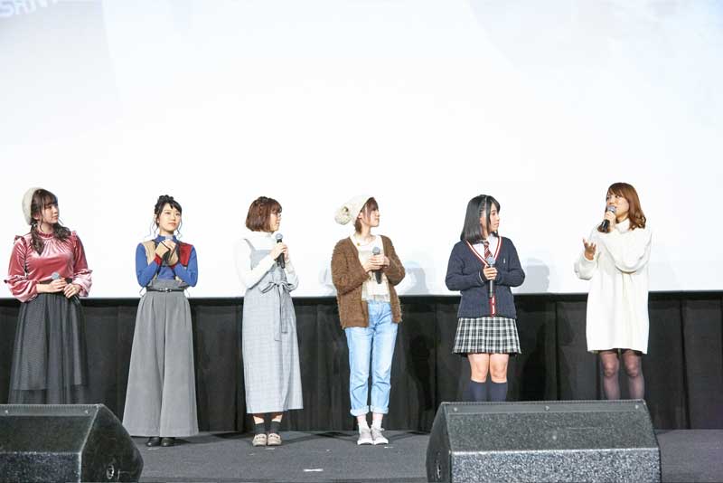 「ゆるキャン△」先行上映会の模様。