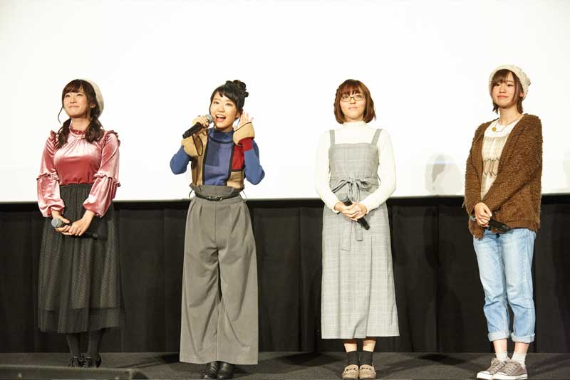 「ゆるキャン△」先行上映会の模様。