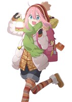 各務原なでしこ（CV：花守ゆみり）。DVD / Blu-ray Vol.1のためキャラクターデザイン・佐々木睦美が描き下ろした特製ジャケット用イラストより。