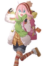 各務原なでしこ（CV：花守ゆみり）。DVD / Blu-ray Vol.1のためキャラクターデザイン・佐々木睦美が描き下ろした特製ジャケット用イラストより。