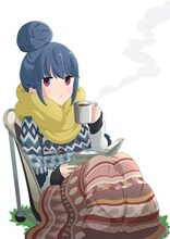 志摩リン（CV：東山奈央）。DVD / Blu-ray Vol.1のためキャラクターデザイン・佐々木睦美が描き下ろした特製ジャケット用イラストより。