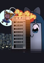 アニメ「ポプテピピック」DVD1巻ジャケット