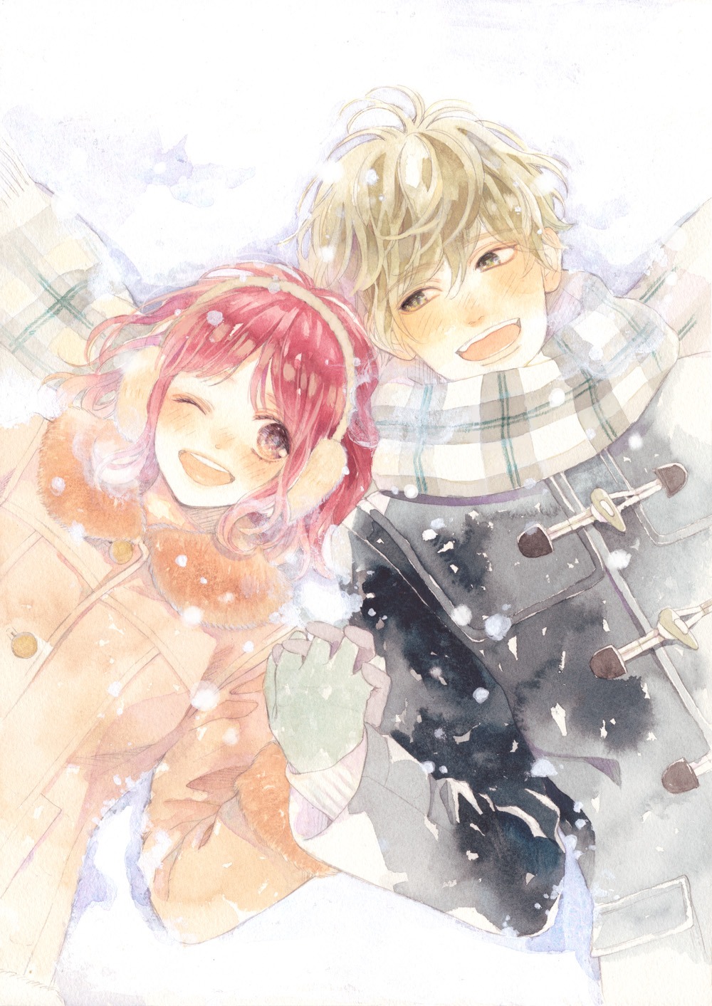 別冊フレンド2018年1月号の表紙イラスト。