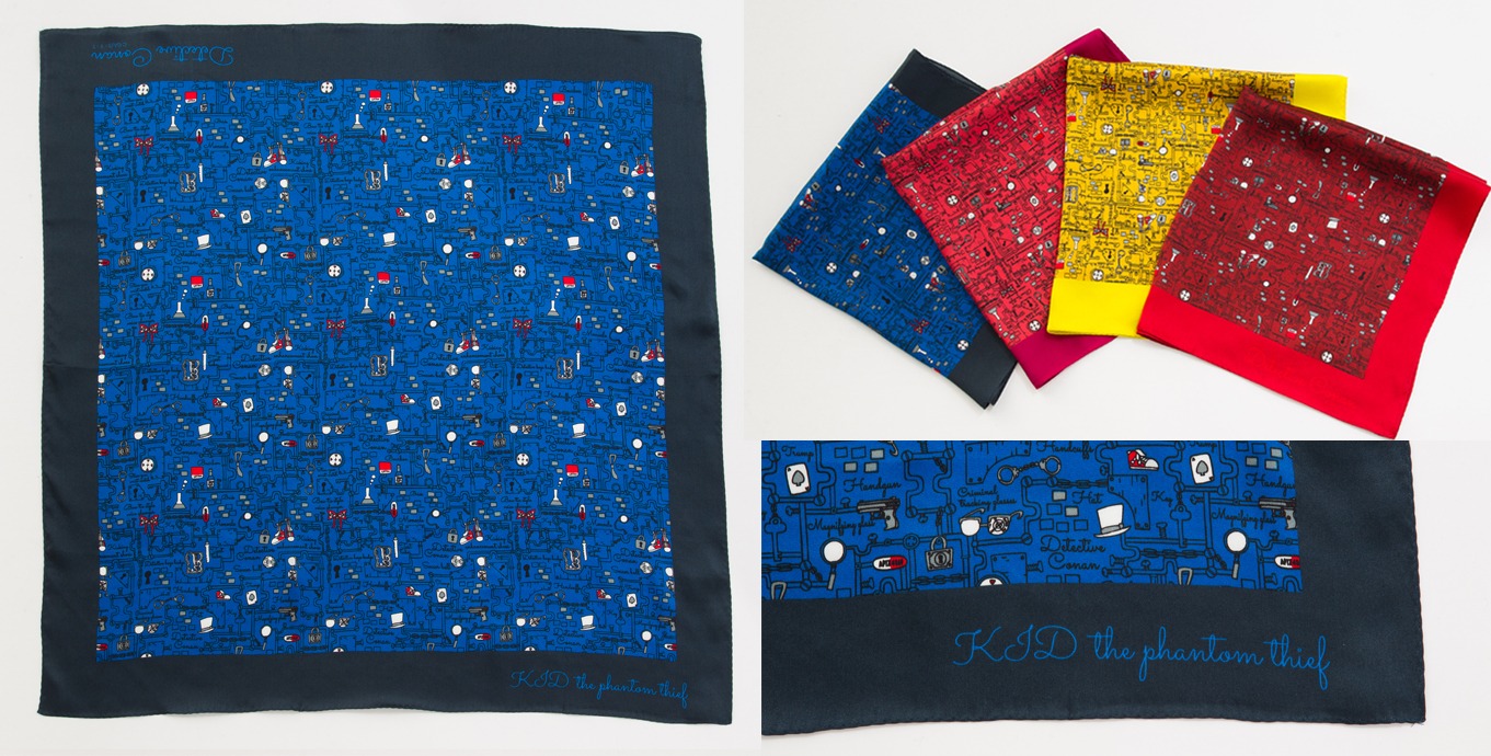 デザインスカーフの怪盗キッドモデル。