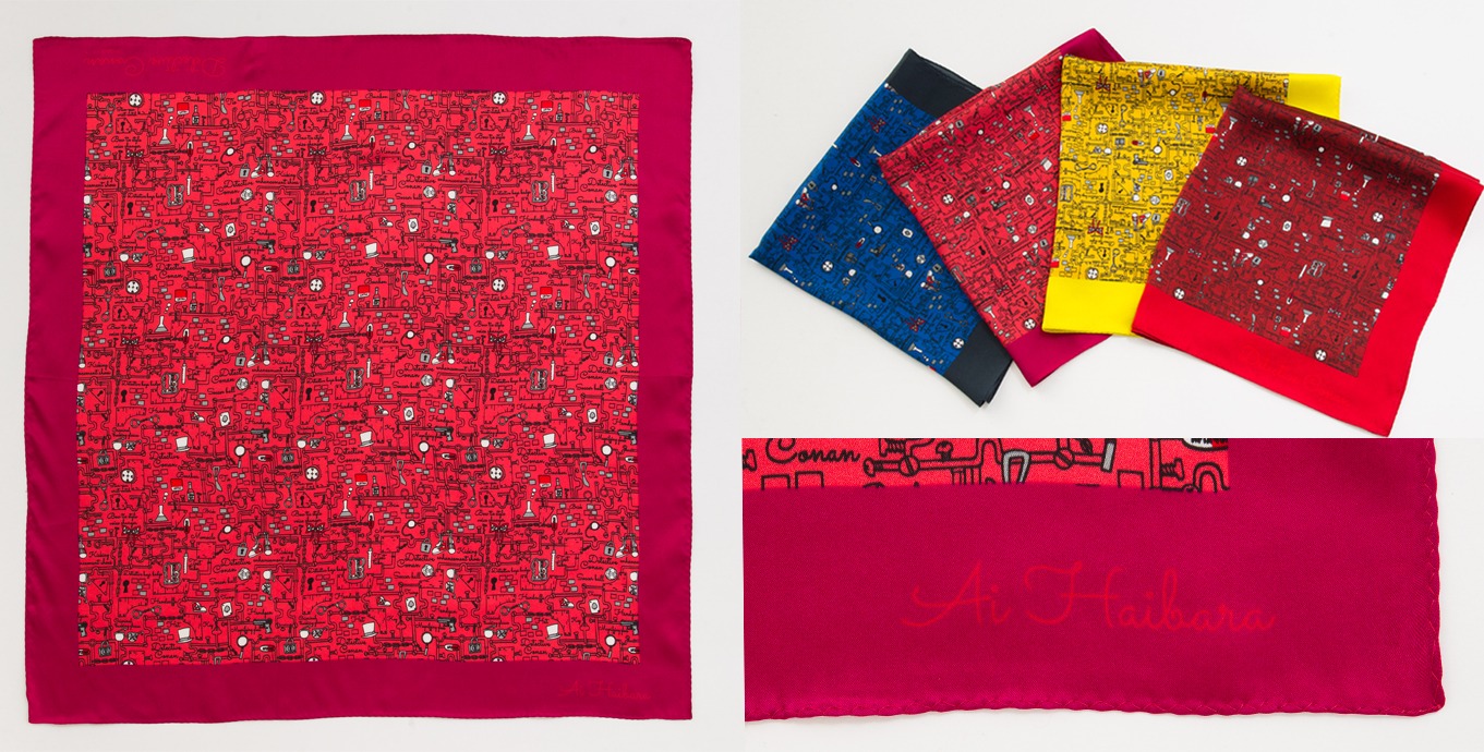 デザインスカーフの灰原哀モデル。