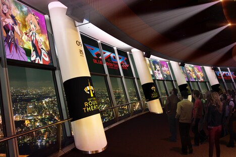 SKYTREE ROUND THEATERでの上映のイメージ。