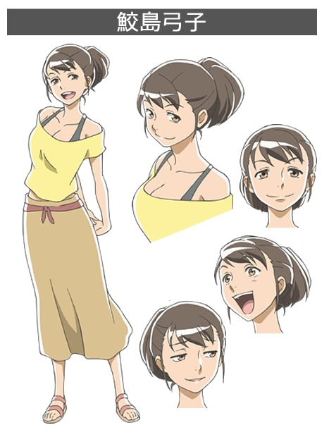 鮫島弓子の設定画。