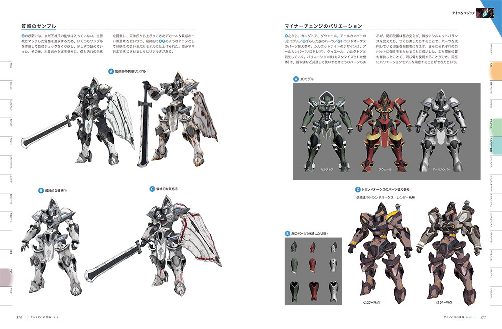 「アニメCGの現場 2018 ーCGWORLD特別編集版ー」より。