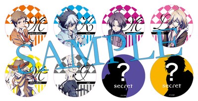 前売り特典の缶バッジ。