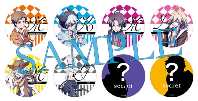 前売り特典の缶バッジ。