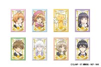 限定のスクエア缶バッジ8種。