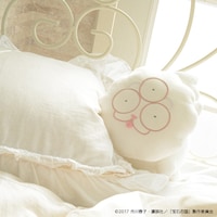 しろのぬいぐるみ。