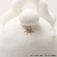 しろのぬいぐるみ。