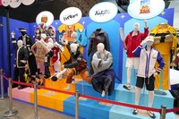 「ハイパープロジェクション演劇『ハイキュー!!』」「ライブ・スペクタクル『NARUTO-ナルト-』」「ミュージカル『テニスの王子様』」「學蘭歌劇『帝一の國』」の衣装展示。