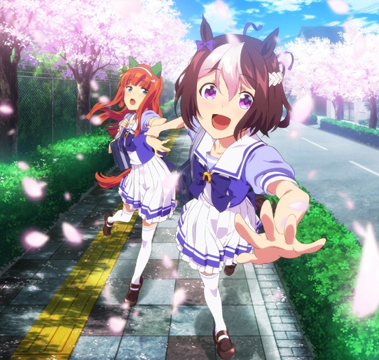 アニメ「ウマ娘 プリティーダービー」ティザービジュアル