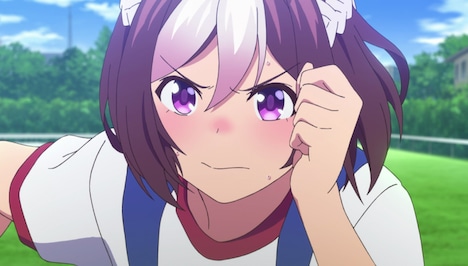 アニメ「ウマ娘 プリティーダービー」の先行カット。