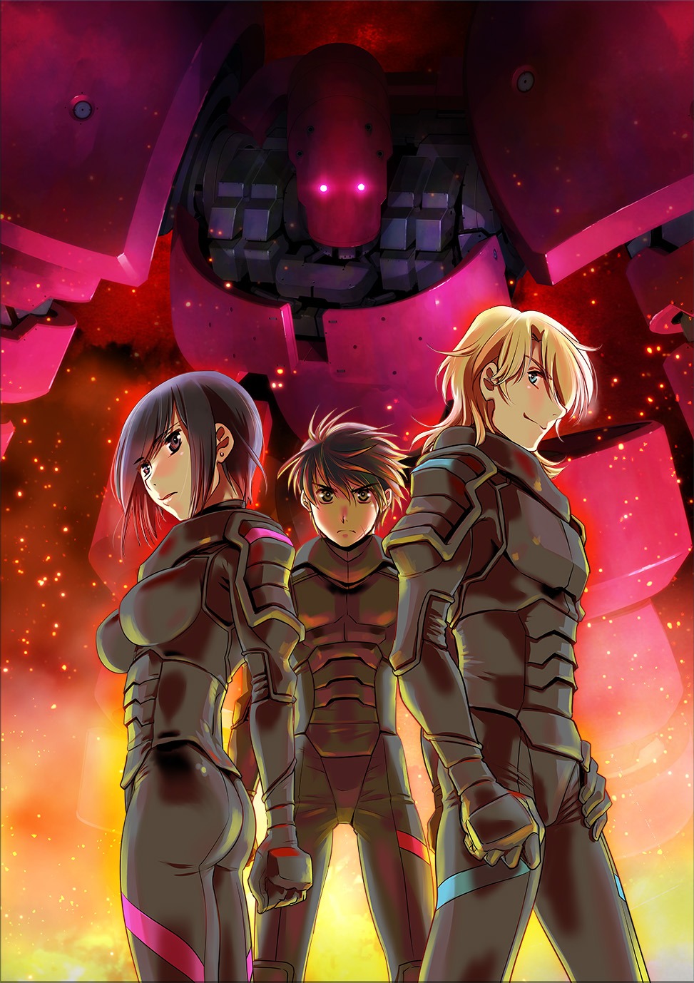 「フルメタル・パニック！ディレクターズカット版」より、第2部「ワン・ナイト・スタンド」編のメインビジュアル。