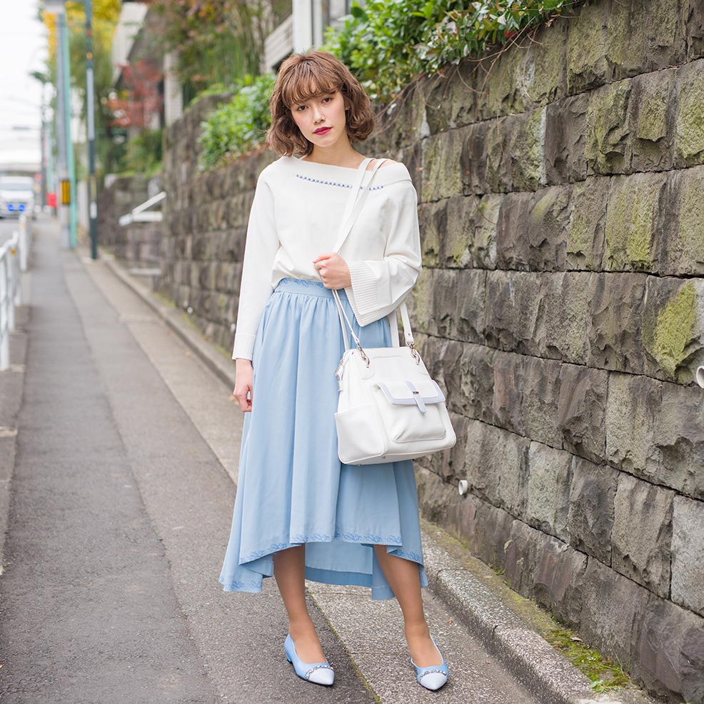 QUELLモデルの着用例。