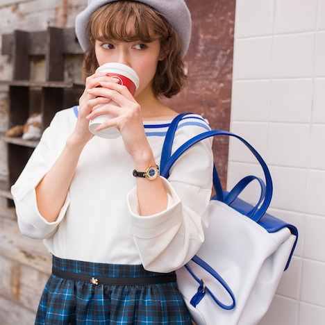 SOARAモデルの着用例。