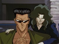 テレビアニメ「幽☆遊☆白書」の場面カット。