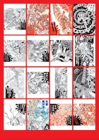 「聖闘士星矢スペシャルカレンダー」に使用されているイラストの一覧。