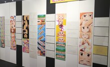 「干物妹！うまるちゃん展 ～うまるとゆかいな仲間たち～」よりアニメにまつわる展示コーナー。(c)2017 サンカクヘッド／集英社・「干物妹！うまるちゃんR」製作委員会