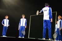 「ミュージカル『テニスの王子様』3rd シーズン 青学vs比嘉」ゲネプロの様子。