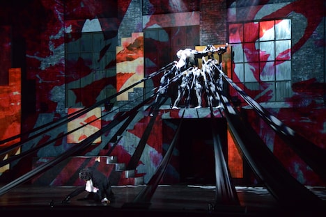 舞台「文豪ストレイドッグス」ゲネプロの様子。